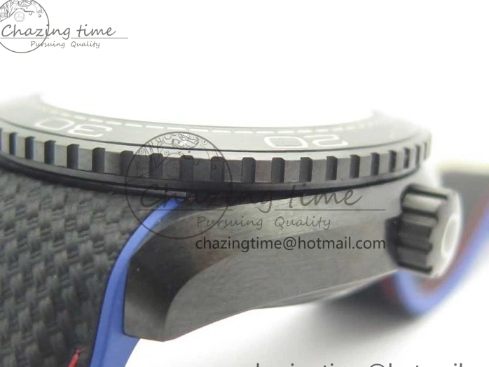 0318 BestValue Planet Ocean 45.5mm ETNZ “Deep Black” Real Ceramic VSF 1:1 Best Edition on Black Nylon Strap A8906 Super Clone 7978